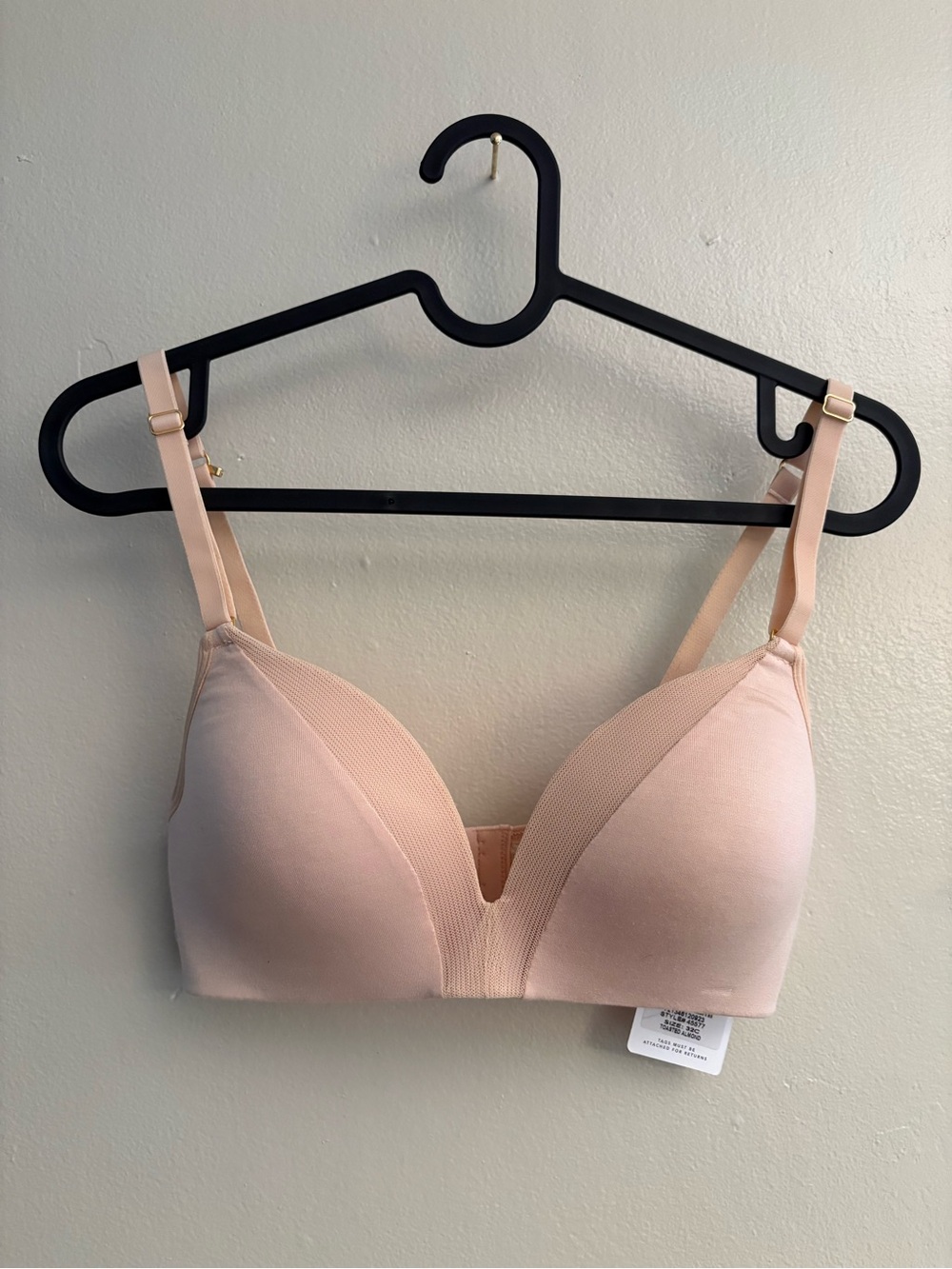 All.You. LIVELY Women's All Day Deep V No Wire Bra - Toasted Almond